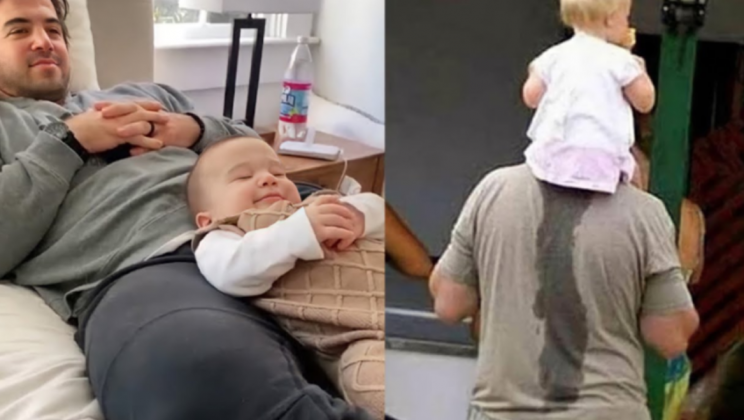 What happens when kids play with their fathers…So funny and sweet.