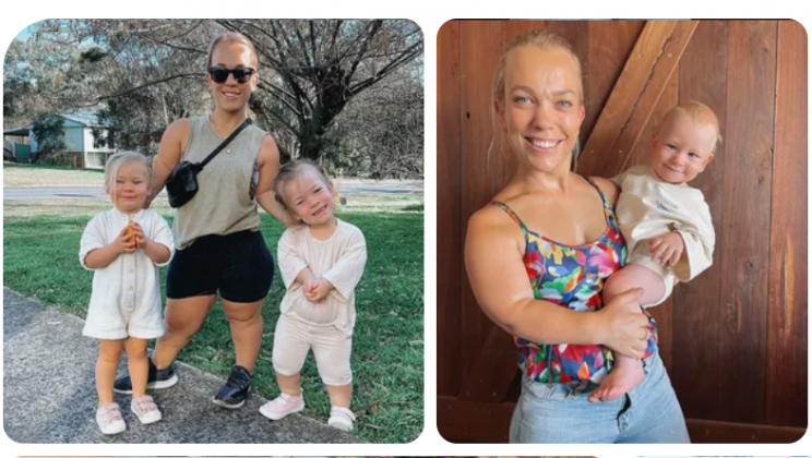 What the husband of a 127 centimeter woman who became a mother 3 times in a row looks like