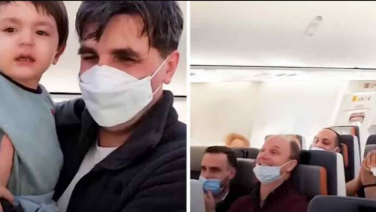 Passengers sing ‘Baby Shark’ to comfort crying boy on six-hour flight