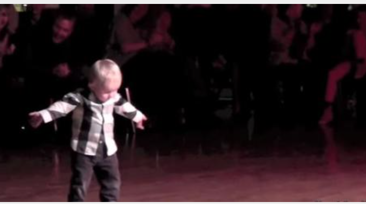 Baby Hears Favorite Song Play, Starts To Dance Jive But His Ending Cracks Audience Up