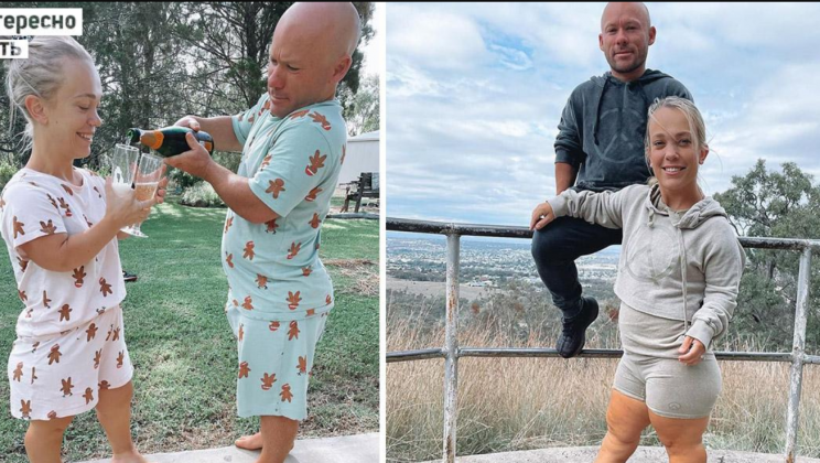 A 127-centimeter woman became a mother for the third time. What do children of a special couple look like?