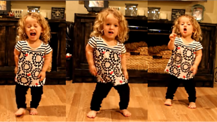 The baby is just a positive volcano, dear baby