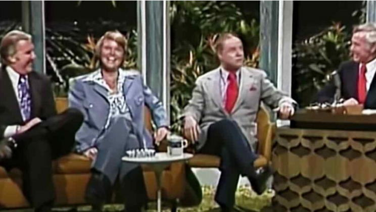 Johnny Carson with Don Rickles, Dom DeLuise and Glen Campbell is nostalgic gold