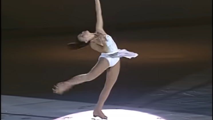 Alleluia began to play – and the skater brought all the spectators to tears