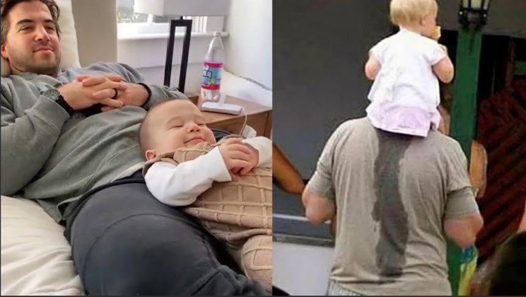 What happens when kids play with their fathers…So funny and sweet