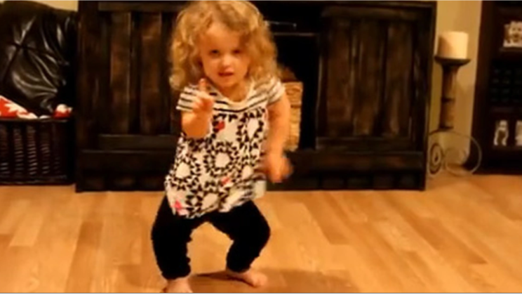 The baby is just a positive volcano, dear baby