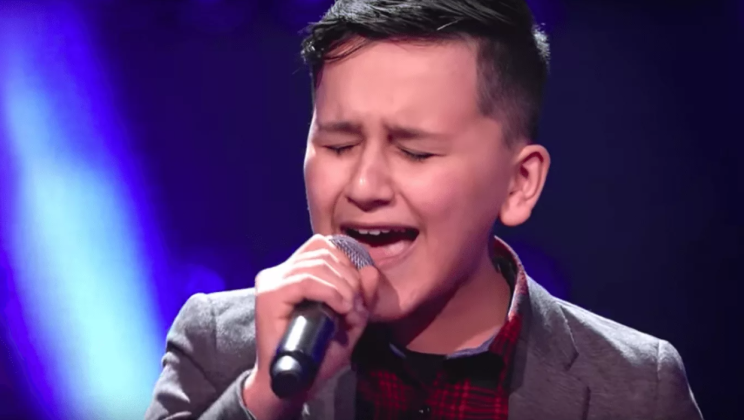 Shy Little Boy Takes The Stage On ‘The Voice’ – Brings The Judges To Their Feet With What He Does Next