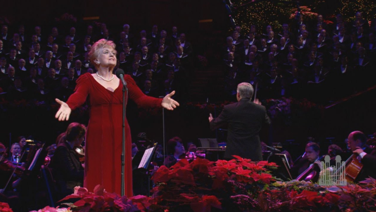 Angela Lansbury performs ‘Beauty and the Beast’ with Tabernacle Choir