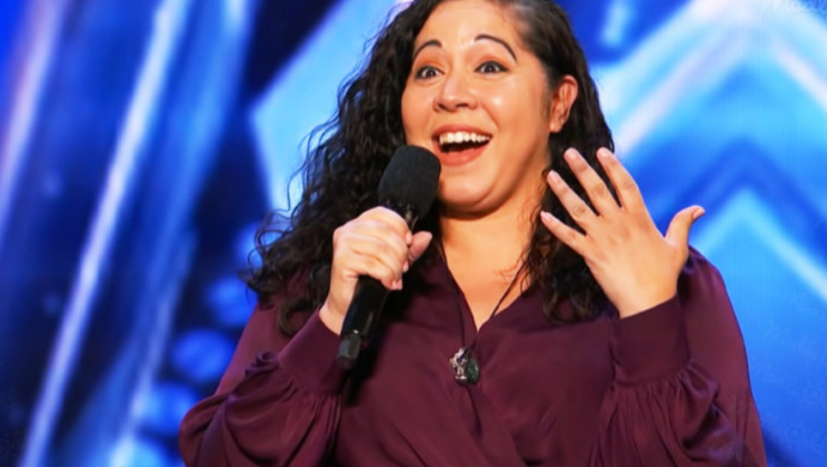 Gina Brillon’s stand-up act impresses the judges of America’s Got Talent