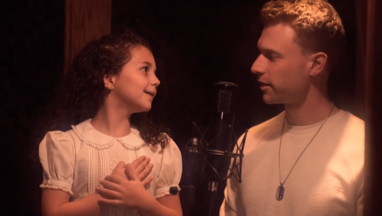 8 year old Viral Sensation performs “The Prayer” duet with her vocal coach’ gorgeous