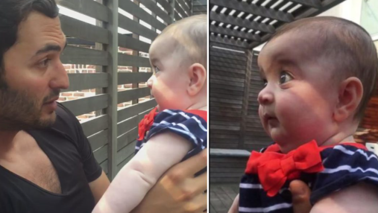 Dad Talks to Baby Boy Like an Adult, Has No Idea He’d Get This Reaction