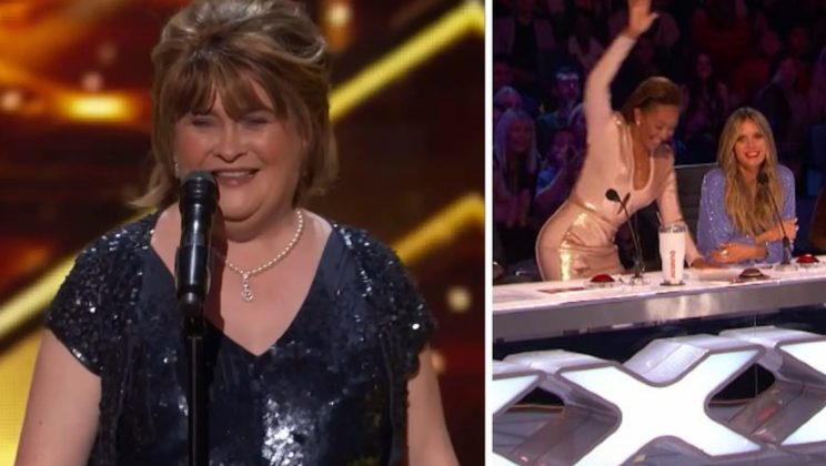 Susan Boyle Returns To AGT To Belt Out “Wild Horses,” Then Judge Jumps Up To Slam Buzzer