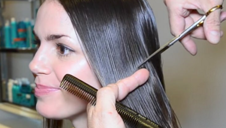 A beautiful girl trimmed her hair, her stunning makeover stunned everyone