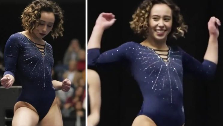Gymnast Surprises Crowd with Perfect 10 Routine, Following Viral Michael Jackson Performance