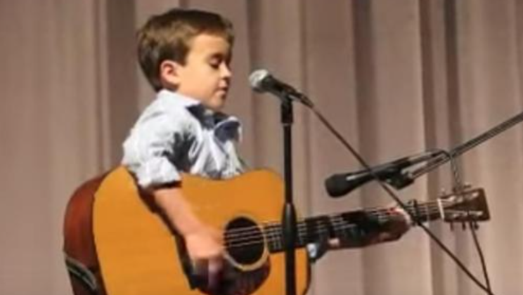 Second Grader Wows Crowd with Unbelievably Mature Johnny Cash Cover