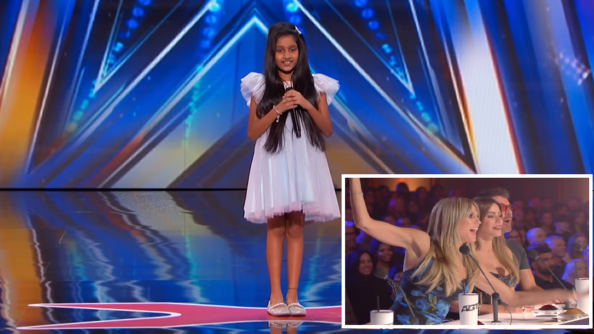 9-Year-Old Pranysqa Mishra Earns a Golden Buzzer Singing Tina Turner’s Classic