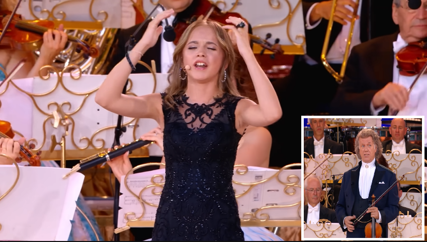 15-Year-Old Emma Performs ‘Voilà’ with André Rieu and the Johann Strauss Orchestra