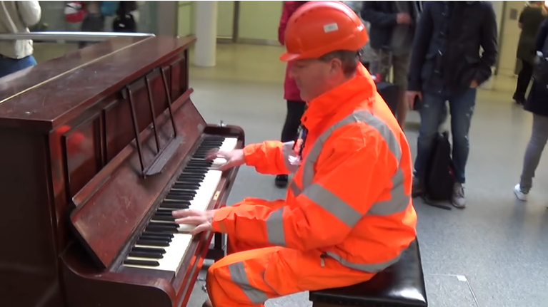 Workman Stuns Crowd With His Incredible Piano Skills
