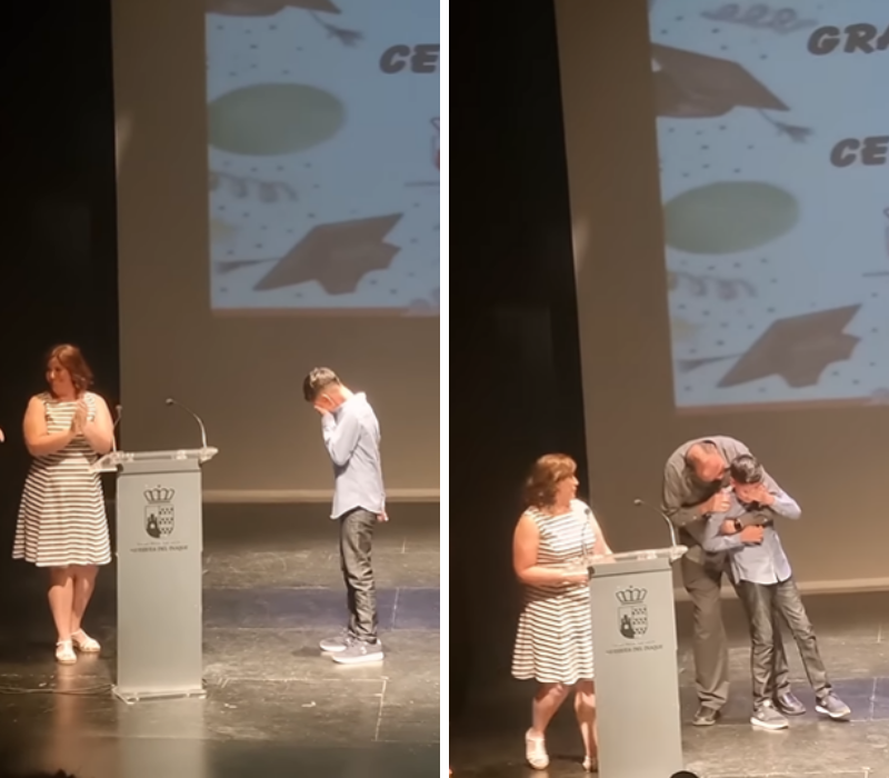 Father Reunites with Son at Graduation After Two Years Apart – An Emotional Surprise