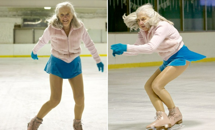 Grace on Ice: How 90-Year-Old Yvonne Dowlen Is Redefining Aging with Every Spin